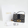 【95新】Dior迪奥30 Montaigne 手袋M9203UTZQ_M928中号老花蒙田皮肩带单肩斜挎包女士 190126AK42 商品缩略图1