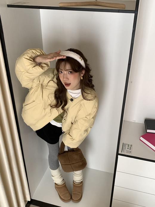 【YW】无忧购“清仓福利”外套女冬季50绒百搭宽松韩系面包服灯笼袖小个子保暖羽绒服9902（现货48小时内天发货） 商品图4