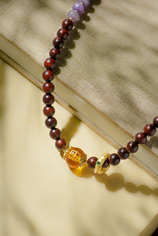 小叶紫檀五行手串，古朴典雅 商品图2