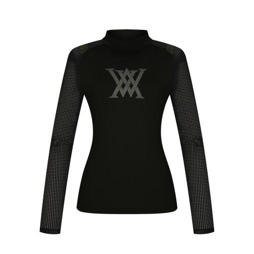 Anew家春夏女士新款孔眼防晒长袖立领衫来了！韩版最新款防晒长袖，标志性印花LOGO，内置荧光弹力带，隐约可见，青春活力感拉满！ 商品图1