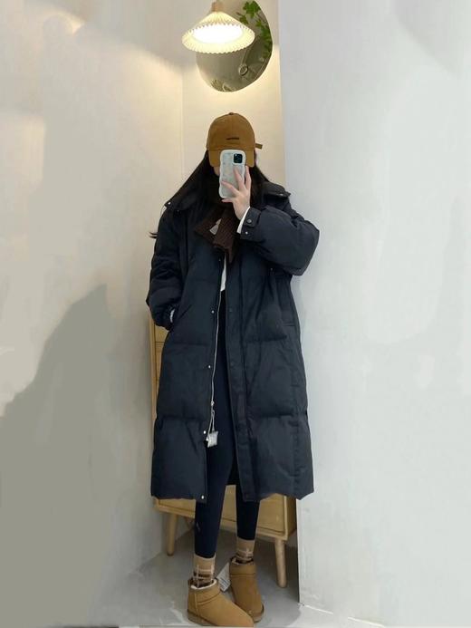 【YW】无忧购“清仓福利”韩系50绒羽绒服女高级感中长款过膝白鸭绒加厚保暖面包服G322（现货48小时内发货） 商品图9