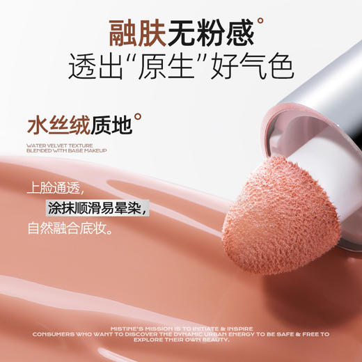 MISTINE蜜丝婷 泰式奶咖水丝绒腮红液7g 轻盈水感 融肤通透 72小时发货 商品图1