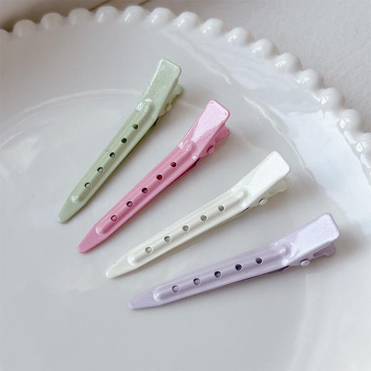 12.9元/2件淡彩珠光碎发夹基础4支-纪念日百货门店同款169149311 商品图1