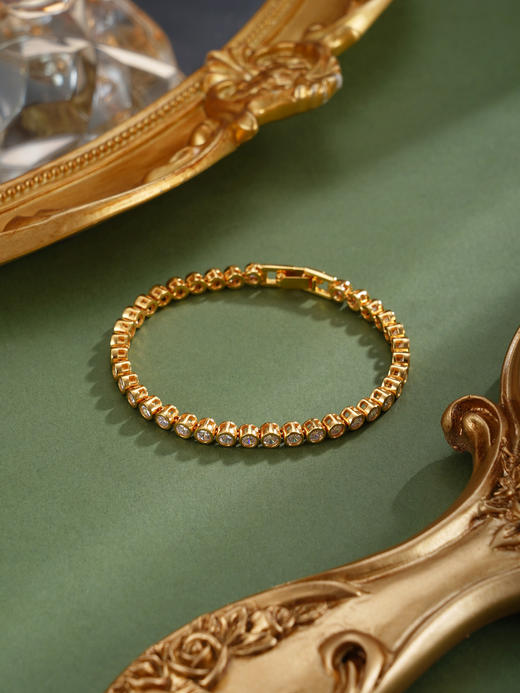 子佩集【誓言凝星】银S925手链【MYS149】镀金点钻2601 商品图4