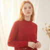 KINGDEER/KD女式长袖羊绒衫 约316g L805729温婉奶油款100%山羊绒鹿王 红色 商品缩略图6