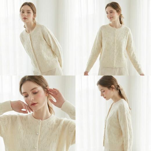 【咕咕同款】PALUOPO/PL山羊绒温婉奶油款羊绒衫100%山羊绒帕罗E21892-B 商品图6