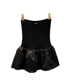 女款抹胸蓬蓬连衣裙he017