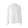 「高货wl」全新升级【铂金会员247/天猫329/差价82】(02135)洛诗琳竹节棉气质通勤白衬衫2026春季新款蕾丝口袋翻领上衣 商品缩略图4