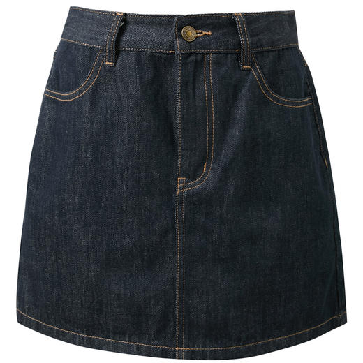 三彩独醒2026春季新款牛仔半身裙高腰A字裙短裙显瘦F 商品图4