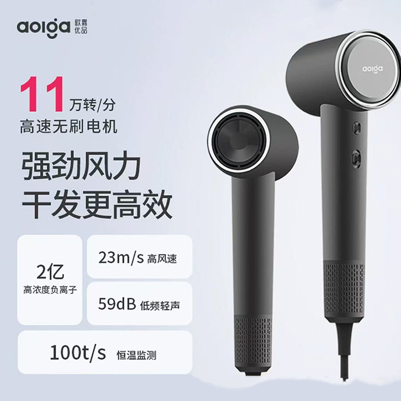 Aolga 欧嘉优品高速吹风机家用速干大风力负离子恒温护发吹风DF21
