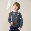 mettekids儿童100%羊绒衫2025秋冬男童圆领针织毛衣星星提花打底 商品缩略图2
