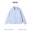 SDSA男士秋冬新款痞帅男装韩版简约纯色单排扣翻领夹克外套百搭 商品缩略图1