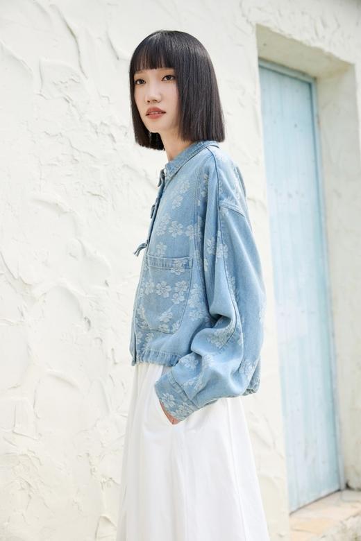 LNNNS 刺绣提花个性设计牛仔外套 22053 商品图3