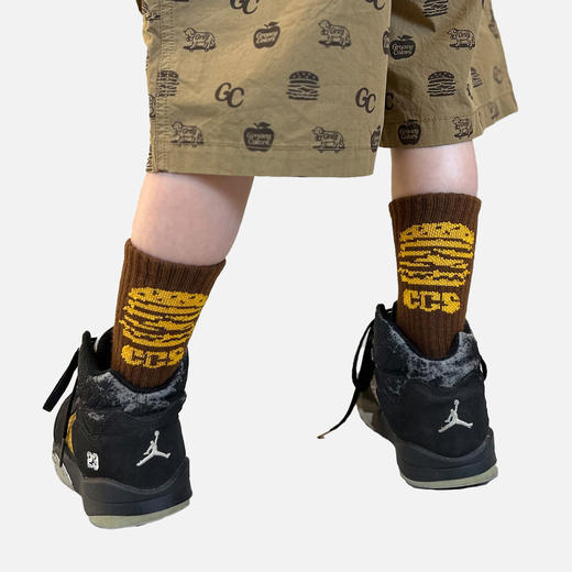 GC日本童装 Groovycolors 汉堡 GCS 短袜 商品图0