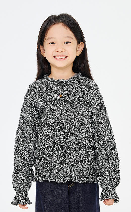 jnby  26年春款  长款开襟毛衫  1Q2310200 商品图6