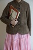 ECOLE DE CURIOSITES复古格纹短外套 商品缩略图2