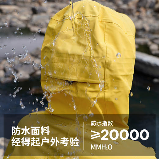 33000ft冲锋衣男女款春秋户外运动防水防风轻透徒步拼色硬壳冲锋衣 商品图6