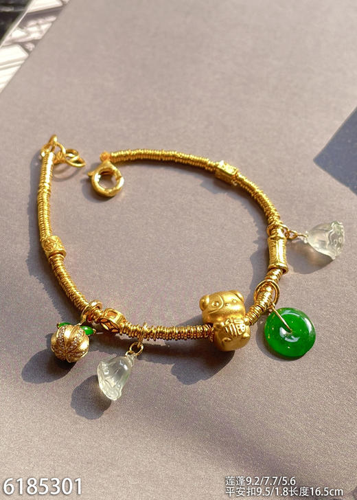 6185301，平安扣手链。具体价格微信咨询 商品图2