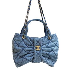 中号牛仔蝴蝶结包la025