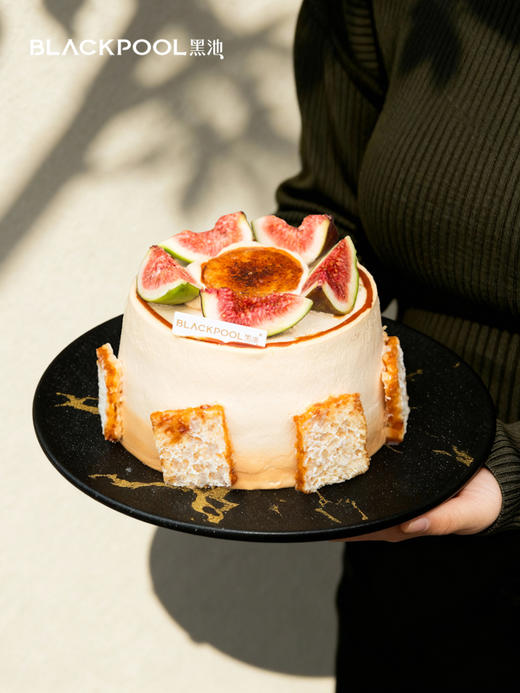 无花果奶皮子咸焦糖果蛋糕   | 黑池 商品图1
