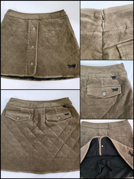 PG家新款女士秋冬灯芯绒短裙来啦！渠道高品质❗️P家又来新裙子了，属于秋冬的灯芯绒A版裙，非常适合秋冬搭配毛衣、羽绒服都会更加有腔调感！！厚度的话属于略厚的充棉，可以轻松穿秋冬两季！ 商品图1