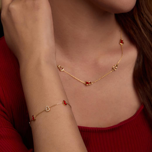 Manreya玛芮雅“鸿福环抱”项链、手链|铜镀金 商品图7