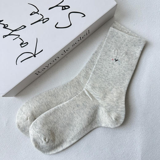 基础萌脸小兔-女袜-简约-纪念日百货门店同款169193338 商品图2