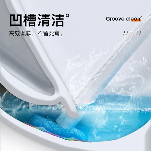 【自带洗涤液❗️清新香味使用便捷】一次性马桶刷套装无死角家用可抛式替换头马桶刷挂墙式洗厕所刷子。jc 商品图3