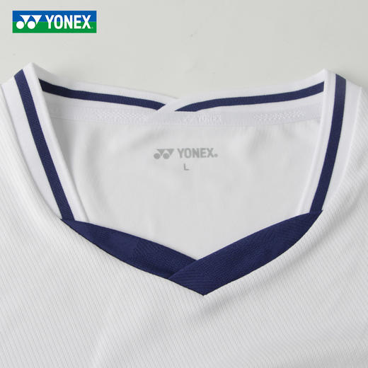 2026年新款YONEX尤尼克斯羽毛球服比赛速干男女款1100626BCR透气舒适短袖 商品图1