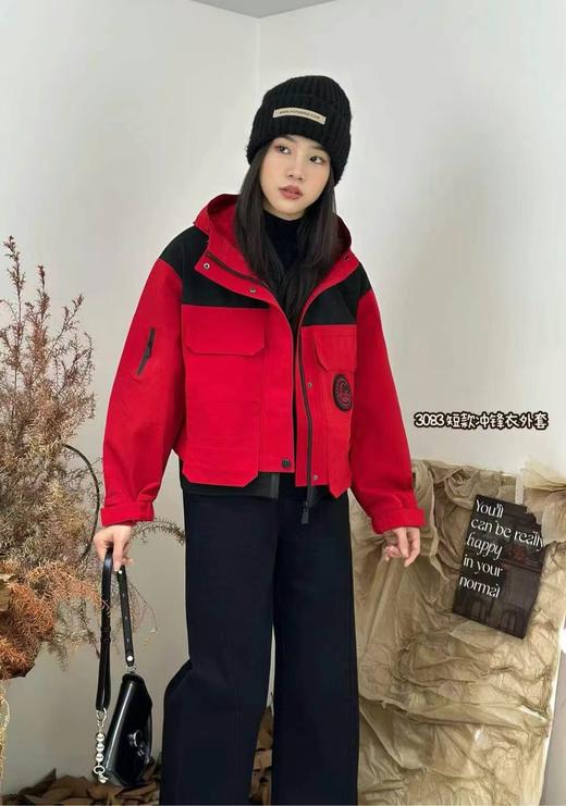 24AW33083#大鹅短款冲锋衣外套 杜邦特氟龙三防技术 商品图0