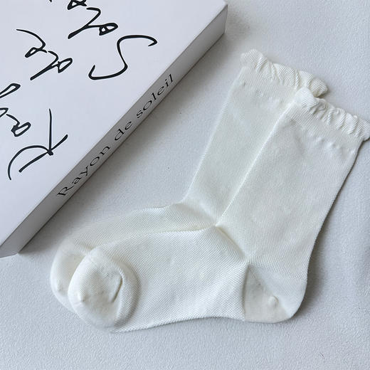 基础百搭纯色女中筒袜-简约-纪念日百货门店同款169446876 商品图2