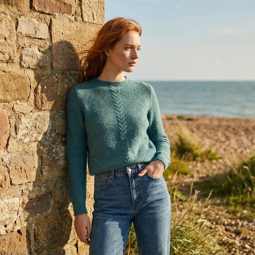 【咕咕同款】PALUOPO/PL山羊绒复古风羊绒衫100%山羊绒帕罗 商品图14