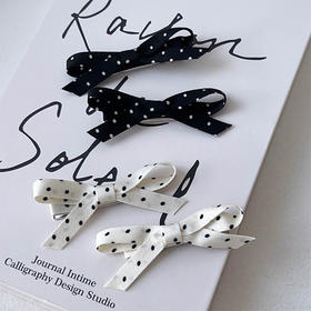 ZY缎感波点结子对装发夹-纪念日百货门店同款169152739