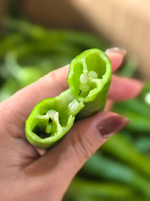 小炒肉专用薄皮辣椒，微辣，一斤/盒 商品图1