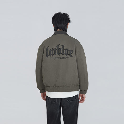 【新品上新】HX 冬季假两件短款翻领羽绒服S100544236101 商品图3