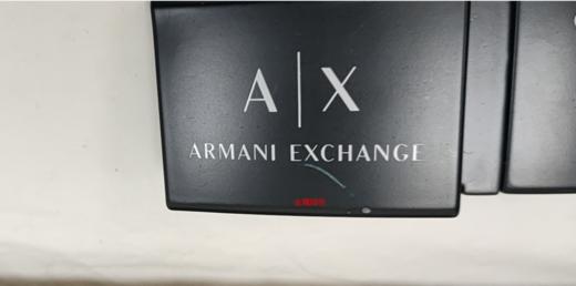 8057163145460 ARMANI EXCHANGE 男士牛皮革时尚潮流带字母LOGO裤带腰带【1250*35mm】 商品图9