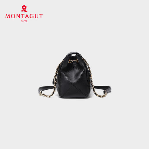 梦特娇女士时尚百搭链条包新款女款真皮单肩包送女友菱格包轻奢斜挎包 商品图2