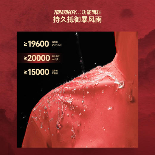 【马年限定】伯希和户外硬壳冲锋衣新年配色TORAYDELFY防水登山服 商品图1