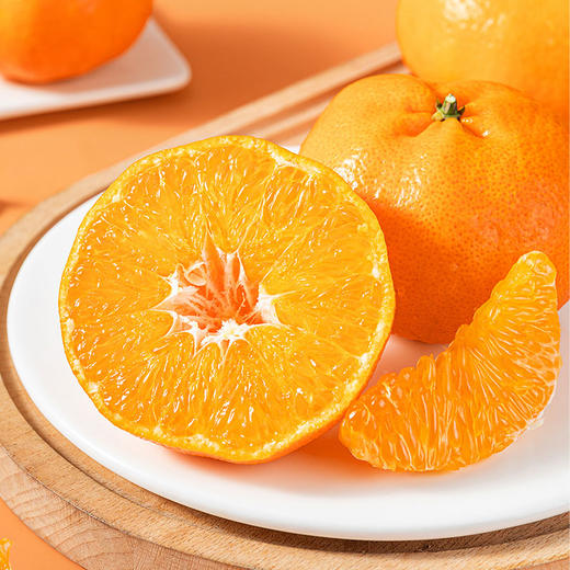 新鲜水果 皮薄易剥 果香浓郁 四川甘平柑橘 3斤装 商品图1