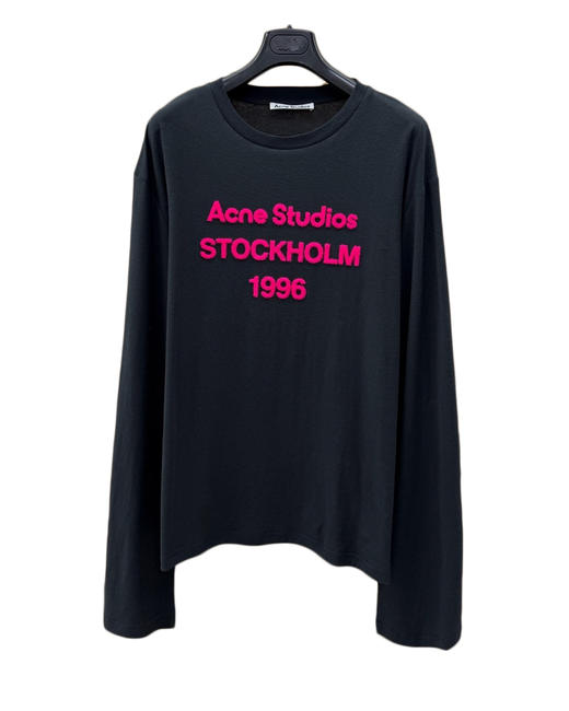 中性款立体印花长袖T恤he001 商品图0