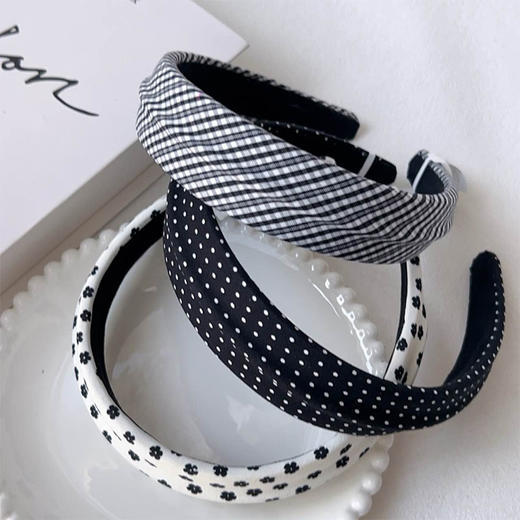 韩系黑白发箍-纪念日百货门店同款169394210 商品图0