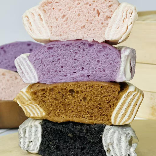 【超值3袋装】颐村 珍珠馒头系列 比面包更松软 好吃更健康 0反式脂肪酸0防腐 360g/盒 商品图3