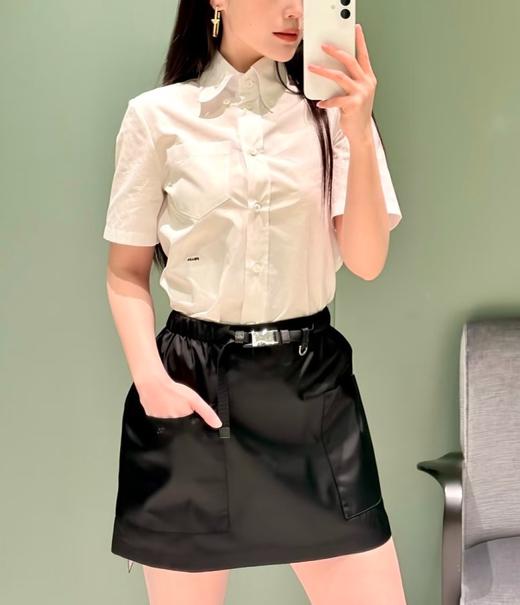 女款腰带尼龙收腰短裙he020 商品图3