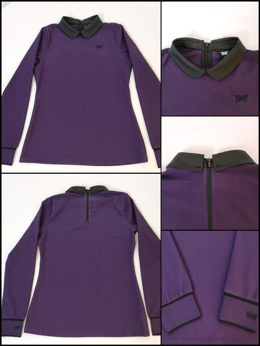 PG家春季新款女士韩版弹力长袖上衣来啦！贸易商出货❗️新年限定色，紫气东来，新年穿紫色，满分💯！！贸易商出货花了好大力气整了点原厂面料，费好大力气在韩版系列的代工厂加工出来，太不容易啦！ 商品图5