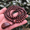 【青山特惠】0.8*108颗海黄紫油梨满纹手串 h114 商品缩略图0