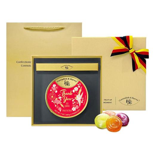 嘉云喜悦装感恩糖果礼盒200g（混合水果味） 商品图0