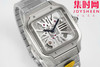 卡地亚AF山度士镂空系列 方形镂空男士石英腕表 商品缩略图1