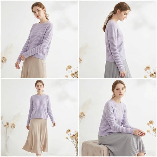 【咕咕同款】PALUOPO/PL山羊绒温婉奶油款羊绒衫100%山羊绒帕罗E21892-B 商品图2