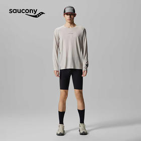 Saucony索康尼 男款运动户外秋冬防风百搭时尚长袖T桖