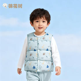 ⁵【羽绒马甲】男女童印花 YY05-QTT-AYD
